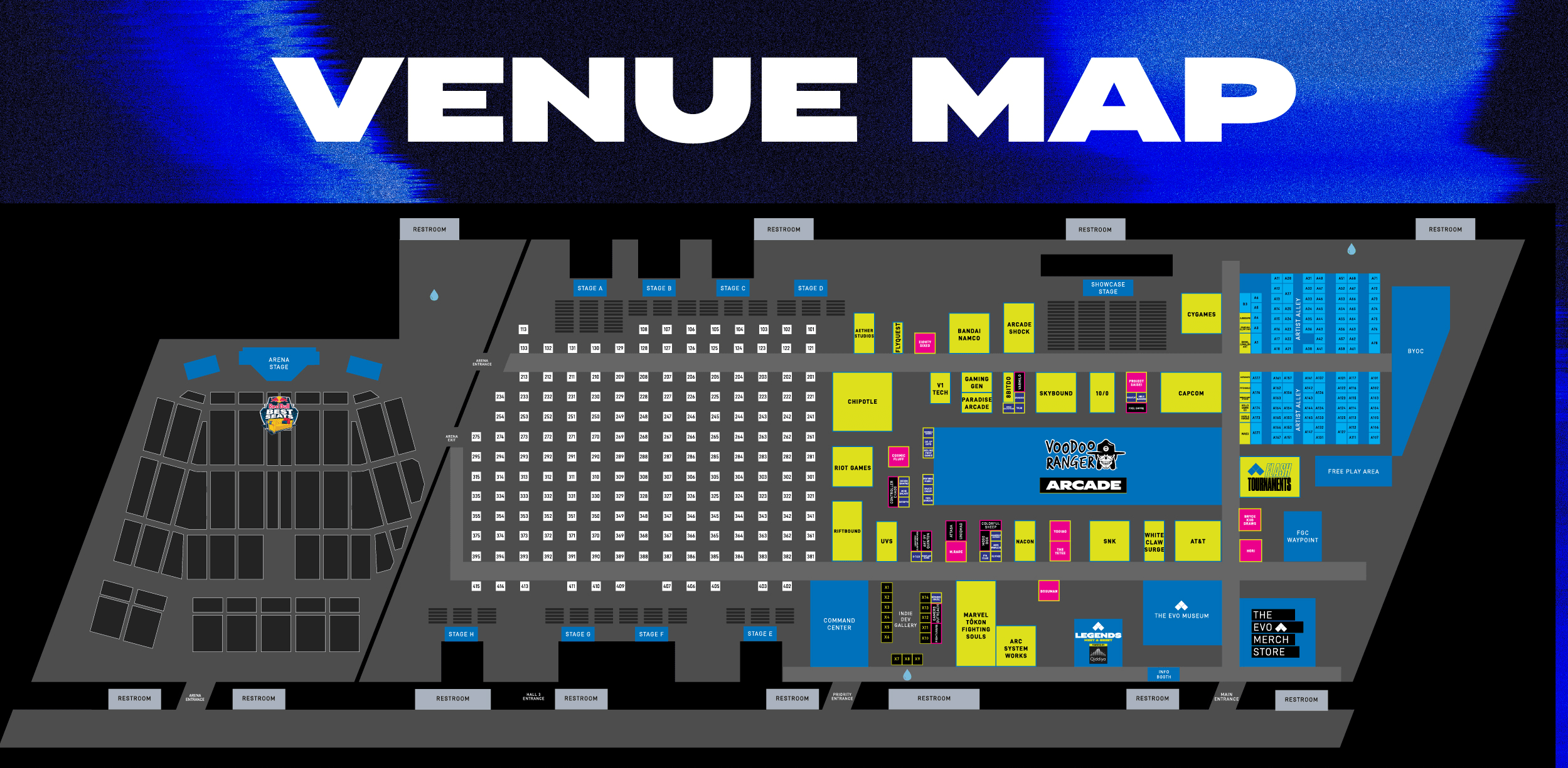 Evo 2026 Map