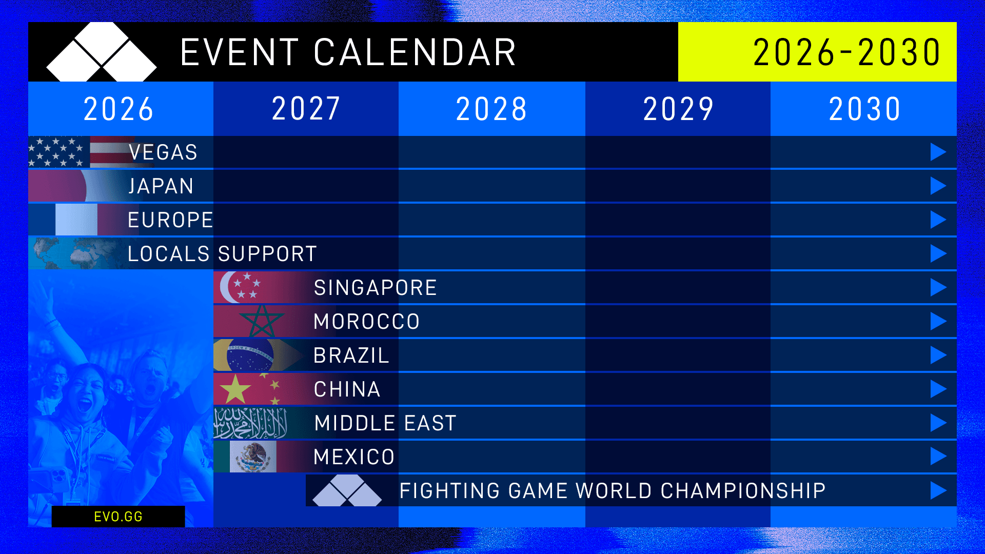 The Evo Event Calendar